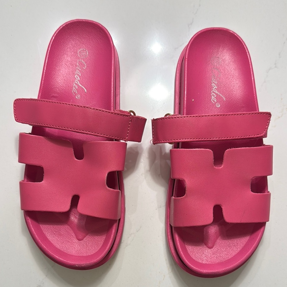Pink Slide Sandals